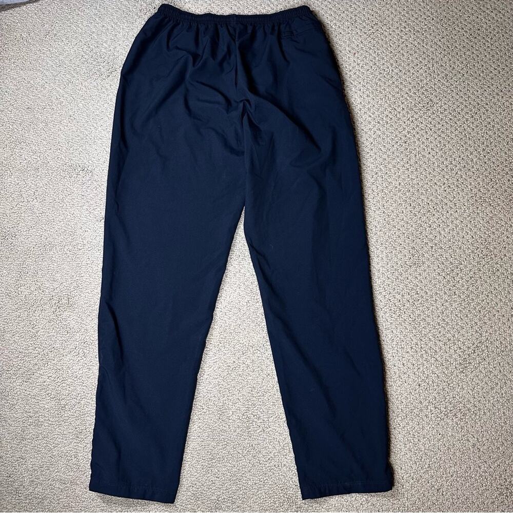 Nike Women's DRI-FIT Tapered Track Pants sz L Black Zipper Ankle Running Warm-up - Picture 2 of 6